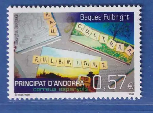 Andorra span. 2006 Mi.-Nr. 335 Fulbright-Stipendien an Andorraner  ** / MNH