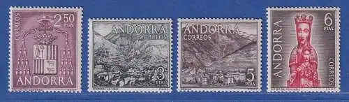 Andorra span. 1964 Mi.-Nr. 63-66 Freimarken Landschaften Satz kpl. ** / MNH