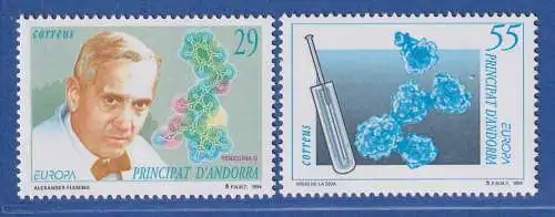 Andorra span. 1994 Mi.-Nr. 237-38 Entdeckungen und Erfindungen ** / MNH