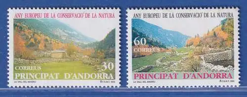 Andorra span. 1995 Mi.-Nr. 241-42 Europäisches Naturschutzjahr ** / MNH