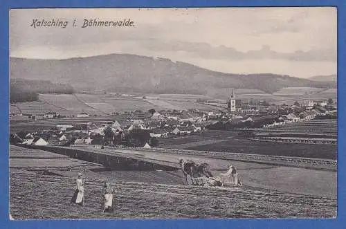 Alte AK Österreich Kalsching i. Böhmerwalde gel.1912