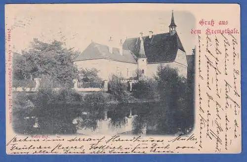 Alte AK Österreich Gruß aus dem Kremsthale. Helty-Hof. gel.1903