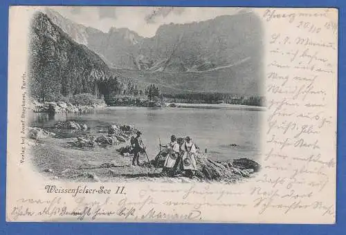 Alte AK Österreich Weissenfelser-See II. gel.1899