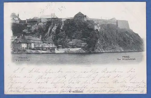 Alte AK Österreich Praha Prag Der Wyschehrad gel.1897