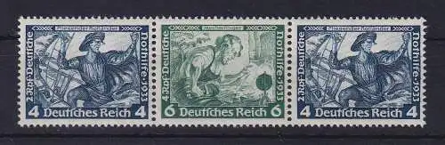 Dt. Reich 1933 Nothilfe (Wagner) Zusammendruck Mi.-Nr. W50 postfrisch **