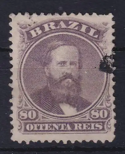 Brasilien 1866 Kaiser Dom Pedro II. 50 R Mi.-Nr. 25 O bildfrei gestempelt