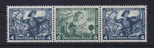 Dt. Reich 1933 Nothilfe (Wagner) Zusammendruck Mi.-Nr. W50 ungebraucht *