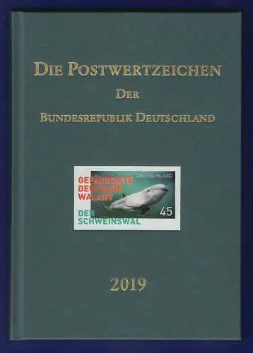 Briefmarken JAHRBUCH Bundesrepublik Deutschland 2019 kpl. bestückt mit Schuber.