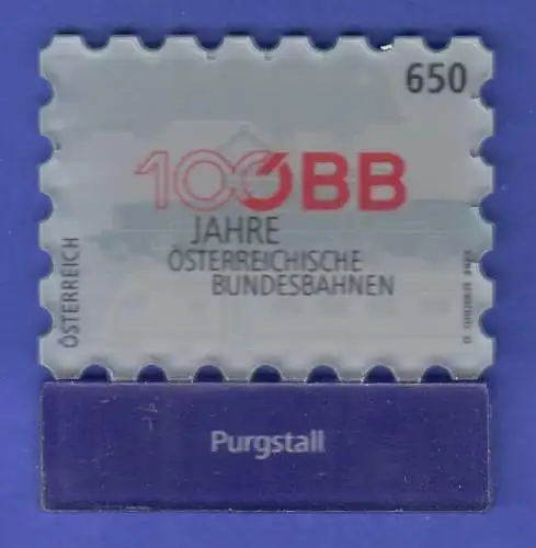 Österreich 2023 Sondermarke ÖBB - Bahnhof Purgstall Mi.-Nr. 3749 **