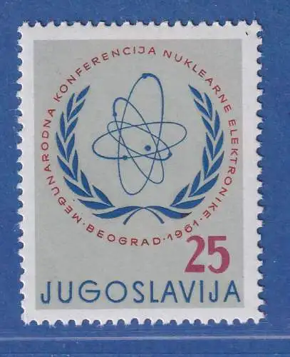 Jugoslawien 1961 Intern. Konferenz.für nukleare Elektronik Mi.-Nr. 942 **/ MNH