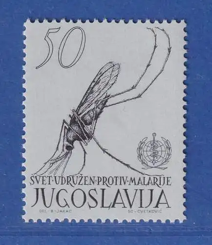 Jugoslawien 1962 Kampf gegen die Malaria Mi.-Nr.991 **/ MNH