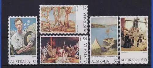 Australien Lot 5 Werte Gemälde Dollar-Werte postfrisch **/ MNH 