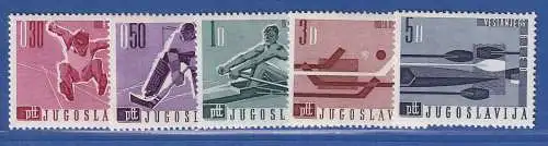 Jugoslawien 1966 Weltmeisterschaften div. Sportarten  Mi.-Nr.1144-1148 **/ MNH