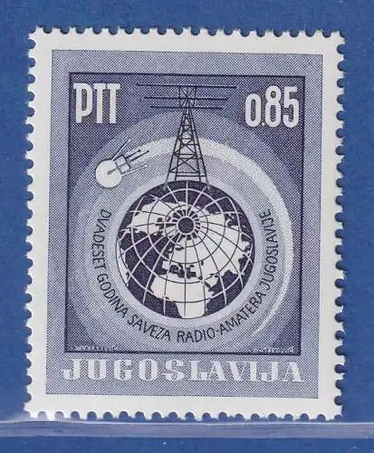 Jugoslawien 1966 Jugoslawische Rundfunkamateure Mi.-Nr.1157 **/ MNH