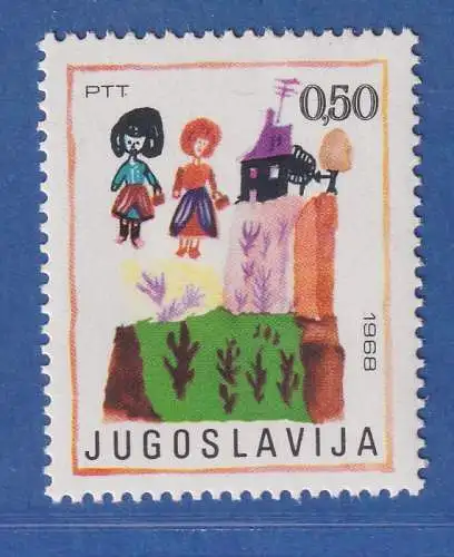 Jugoslawien 1968 Woche des Kindes Mi.-Nr.1304 **/ MNH