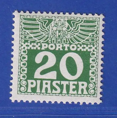 Österreich Post in der Levante 1908 Portomarke Mi.-Nr. 13xb postfrisch **