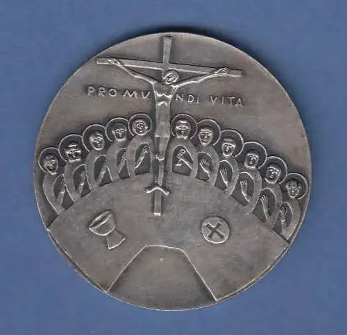 München Eucharisticher Weltkongress 1960 Kreuzigung, Abendmahl schöne Medaille