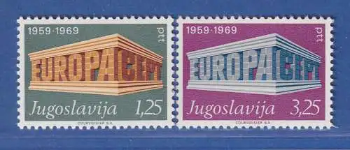 Jugoslawien 1969 Europa  Mi.-Nr.1361-1362 **/ MNH