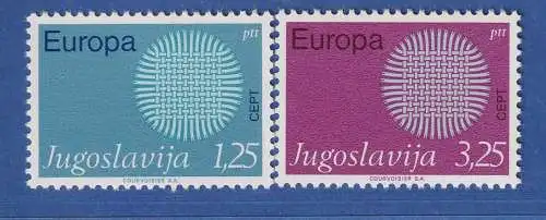 Jugoslawien 1970 Europa  Mi.-Nr.1379-1380 **/ MNH