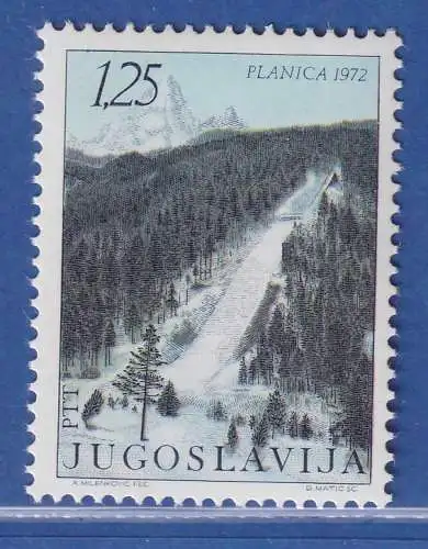 Jugoslawien 1972  Skiflug-Welmeisterschaft, Planica Mi.-Nr.1450 **/ MNH