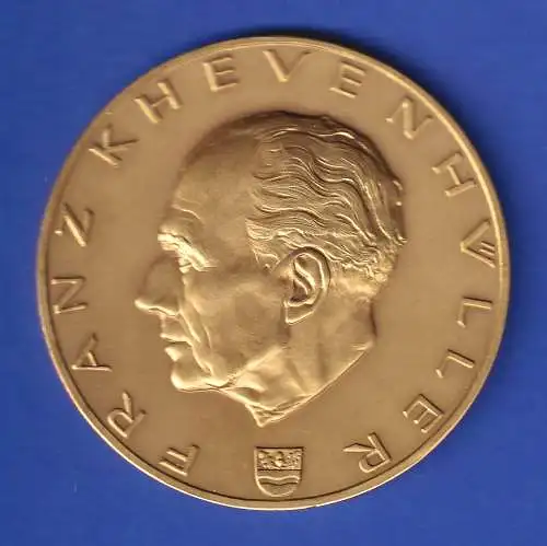 Bronze-Medaille 1971 Franz Khevenhüller Burg Hochosterwitz  47g vz