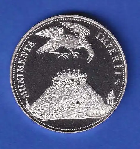 Silbermedaille 1990 nach Vorbild Berliner Schautaler 1678 11g/Ag500 vz