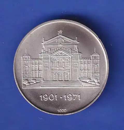 Silbermedaille München 1971 Prinzregententheater   8g/Ag1000 vz