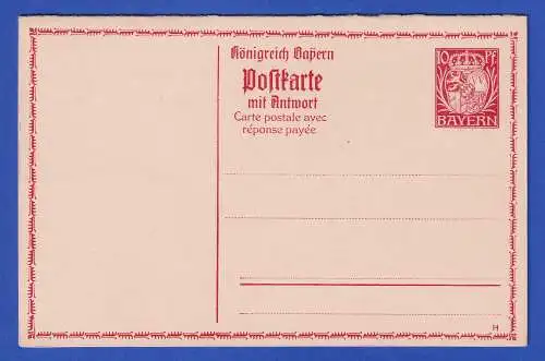 Bayern 1914 GA Postkarte Mi.-Nr. P96 ungebraucht