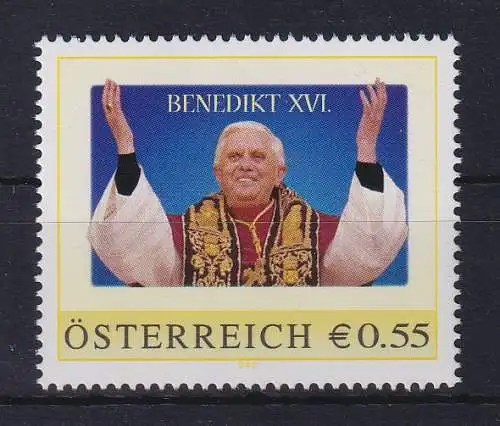 Österreich "Meine Marke" Papst Benedikt XVI. **