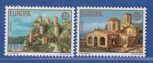 Jugoslawien 1978  Europa: Baudenkmäler  Mi.-Nr.1725-1726 **/ MNH