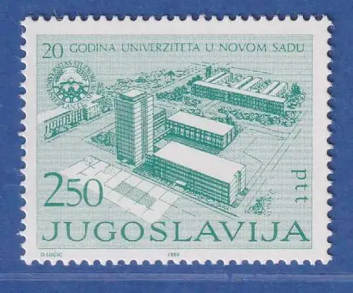 Jugoslawien 1980.  20 Jahre Universität Novi Sad  Mi.-Nr.1846 **/ MNH