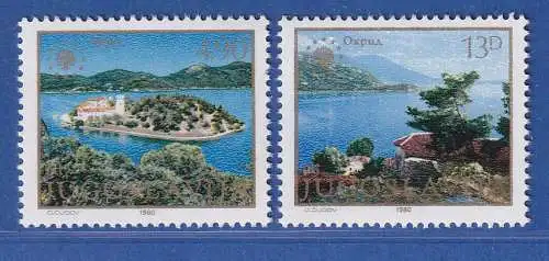 Jugoslawien 1980.  Naturschutz, Mljet und Ohrid  Mi.-Nr.1847-1848 **/ MNH