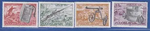 Jugoslawien 1981.  Museumsexponate: Patisanenwaffen   Mi.-Nr.1873-1876  **/ MNH