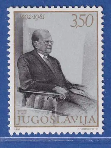 Jugoslawien 1981. 89.Geburtstag von Josip Broz Tito   Mi.-Nr.1886 **/ MNH