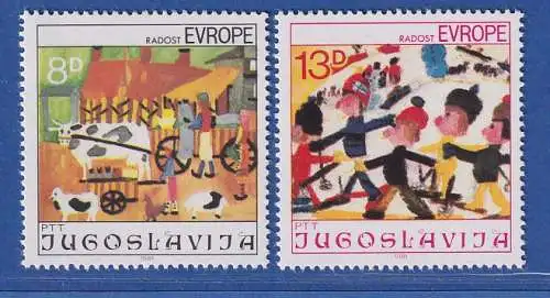 Jugoslawien 1981. Europäisches Kindertreffen  Mi.-Nr.1901-1902  **/ MNH