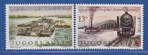 Jugoslawien 1981. 125 Jahre Europäische Donaukommission Mi.-Nr.1903-04  **/ MNH