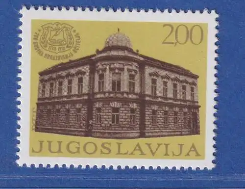 Jugoslawien 1978  200 Jahre Lehrerausbildung  Mi.-Nr.1747 **/ MNH