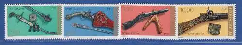 Jugoslawien 1979  Museumsexponate: Alte Waffen  Mi.-Nr.1780-1783 **/ MNH