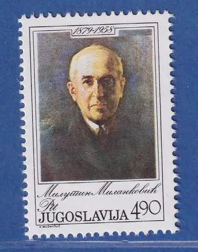 Jugoslawien 1979 100. Geburtstag von Milutin Milankovic Mi.-Nr.1793 **/ MNH