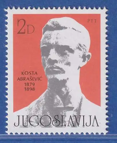 Jugoslawien 1979 100. Geburtstg von Kosta Abrasevic  Mi.-Nr.1794 **/ MNH