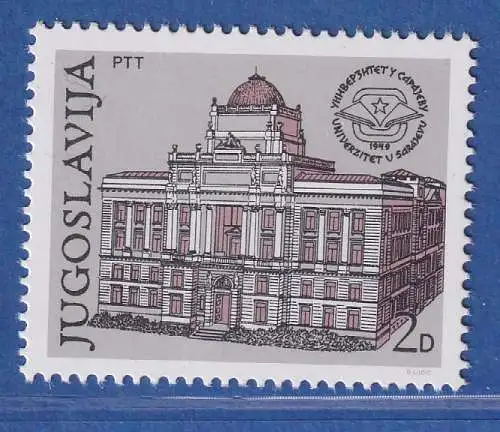 Jugoslawien 1979  30 Jahre Universität Sarajevo  Mi.-Nr.1814 **/ MNH