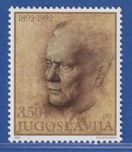 Jugoslawien 1982 90. Geburtstag von Josef Broz Tito Mi.-Nr.1929 ** / MNH 