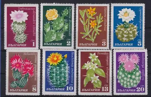 Bulgarien 1970 Kakteen Mi.-Nr. 1991-1998 postfrisch **