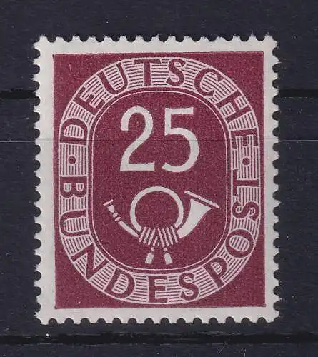 Bundesrepublik 1951 Posthorn 25 Pfg. Mi.-Nr. 131 postfrisch **