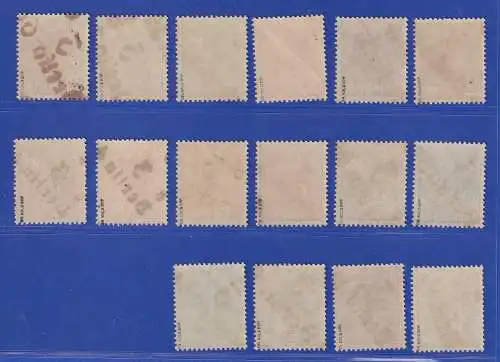 SBZ Bezirkshandstempel Bezirk 3 Berlin Mi.-Nr. 166-181 I ** gpr. KALB BPP
