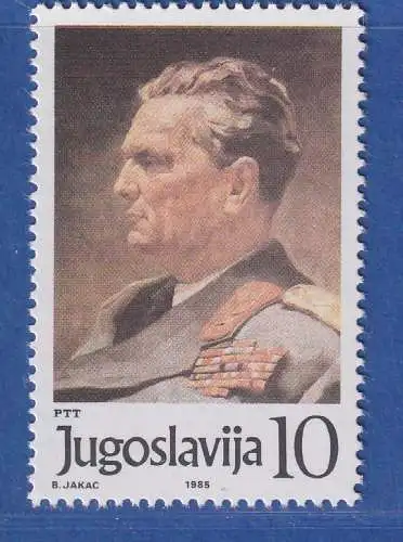 Jugoslawien 1985 93. Geburtstag von Josip Broz Tito  Mi.-Nr. 2110 ** / MNH