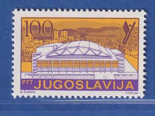 Jugoslawien 1985  Freimarke: Universiade1987, Zagreb  Mi.-Nr.2145 ** / MNH