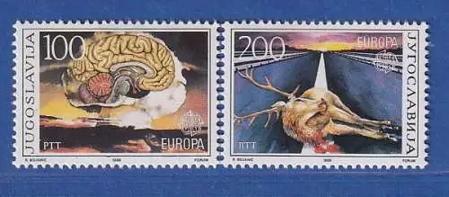 Jugoslawien 1986 Europa: Natur-und Umweltschutz  Mi.-Nr. 2156-2157 ** / MNH