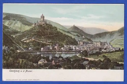 Alte AK Cochem an der Mosel ungebraucht