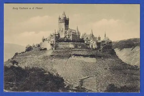 Alte AK Burg Cochem an der Mosel ungebraucht